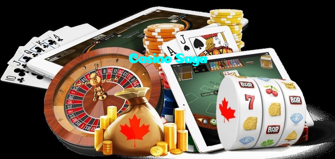 Casino Saga casino presented on mobile device in Pakistan with slots and live games